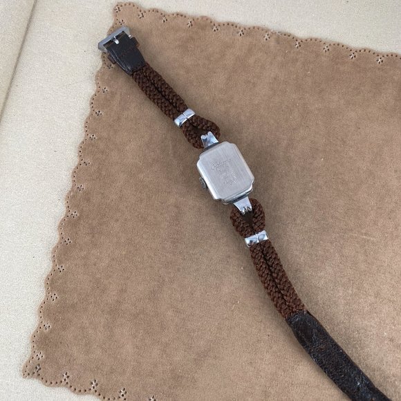 Rare Vintage Swiss Made Optima 17 Rubis Mechanical Ladies Bracelet Watch Working - Picture 7 of 9